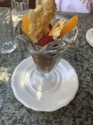 Avocado Chocolate Mousse: Absolutely delicious. A must try.  at Pyramid Bistro in Aspen