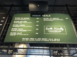 Options  at Bastard Burgers in Karlstad