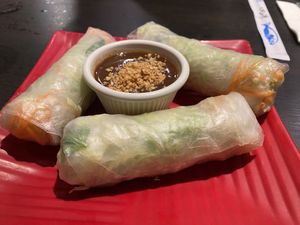 Fresh Basil Rolls   at Nori Thai in St Pete Beach