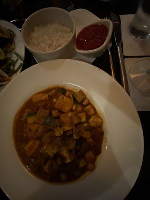 Tofu vindaloo  at Mews in Provincetown
