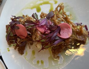 Fried Enoki  at Mews in Provincetown