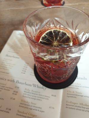 another whisky cocktail at 1703 Dunfermline in Dunfermline