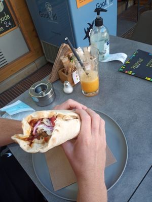 Falavela pita at Falavela in Crete