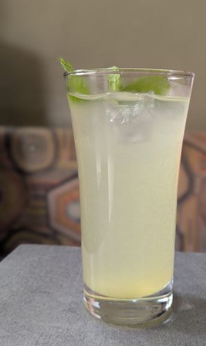 lemonade at Falavela in Crete