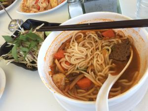 Gracious spicy soup at Loving Hut - Glendale in Glendale