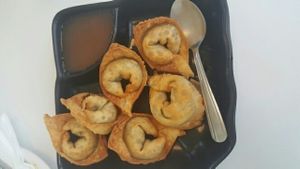 Wontons at Loving Hut - Glendale in Glendale