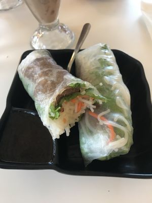 BBQ rolls  at Loving Hut - Glendale in Glendale