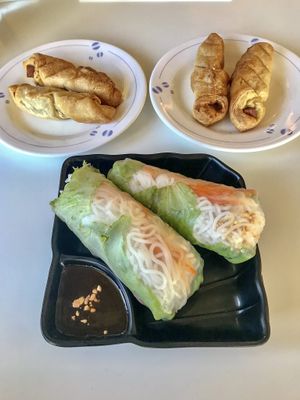 BBQ rolls and Oinks! at Loving Hut - Glendale in Glendale