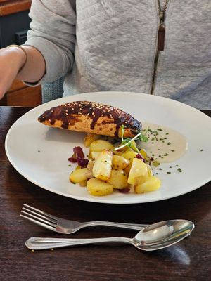 Spinach and mushroom pastry at Bunratty Manor in Limerick