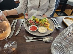 Fried vegetables at Bunratty Manor in Limerick
