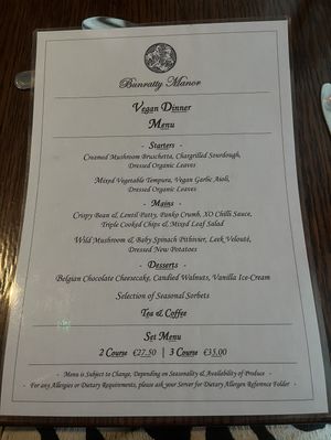   at Bunratty Manor in Limerick