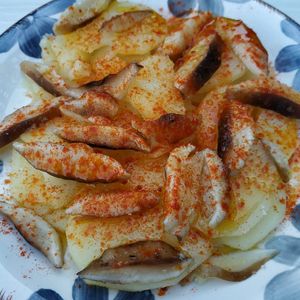Shitake a la gallega at Moniamour in Cuenca