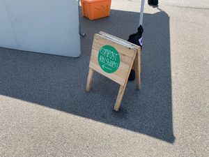 compost at Brighton Farmer's Market in Rochester