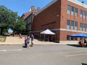 High School at Brighton Farmer's Market in Rochester