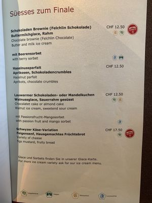 Sweets at Seminar- und Wellnesshotel Stoos in Morschach