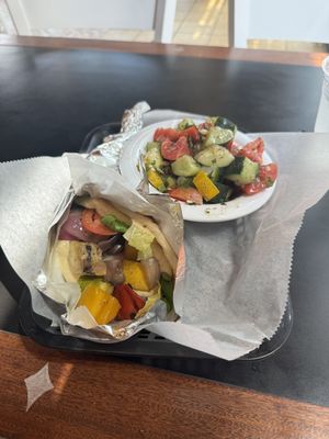  Veggie pita  at Ali Baba Deli in Charleston
