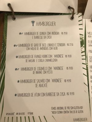 Hamburgers at Casa Graviola in Brasilia