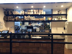 Order at the counter at Banh Mi Station in Dallas