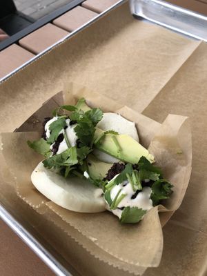 Bao Bun Edamame Falafel at Banh Mi Station in Dallas