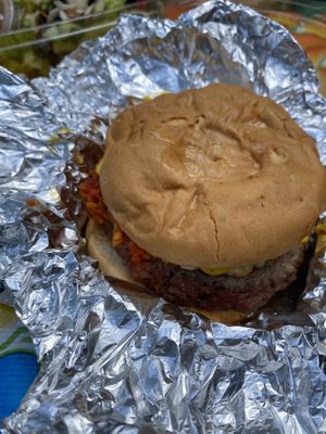 Impossible burger Cali style: vegan and gluten free at EastSide Local Eatery in Charlotte