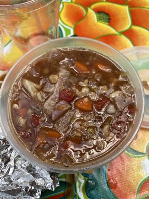 Vegan lentil soup at EastSide Local Eatery in Charlotte