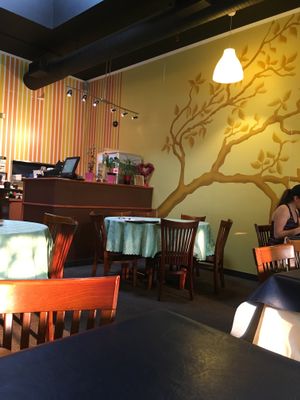 Interior at 3G Vegetarian Restaurant in Vancouver