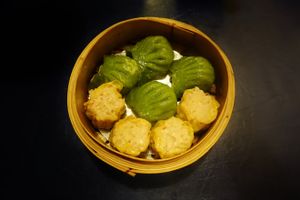 Assorted dim sum at 3G Vegetarian Restaurant in Vancouver