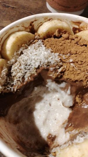 Yin Yang bowl - close-up dissection! at Mana! - Wan Chai in Hong Kong Island