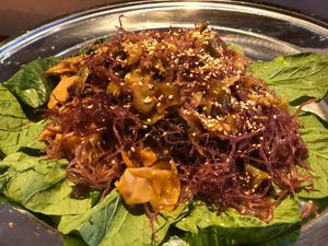 Salad at Muku Taiwanese Vegetarian Food in Kyoto