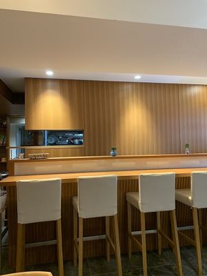 Bar area at Muku Taiwanese Vegetarian Food in Kyoto