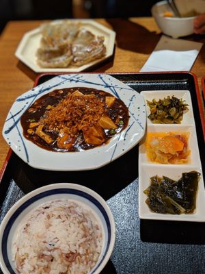 Mapo tofu  at Muku Taiwanese Vegetarian Food in Kyoto