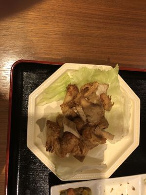 Fried chicken  at Muku Taiwanese Vegetarian Food in Kyoto