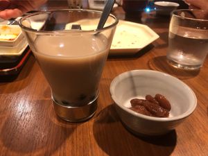 Boba and red bean at Muku Taiwanese Vegetarian Food in Kyoto