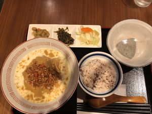 Dandan noodles at Muku Taiwanese Vegetarian Food in Kyoto
