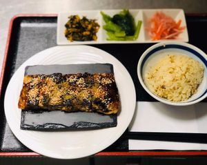 Vegetarian Mock Eel at Muku Taiwanese Vegetarian Food in Kyoto