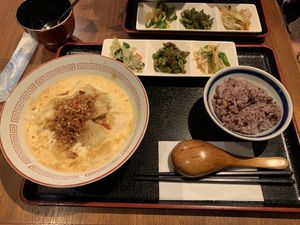 Dan Dan soup at Muku Taiwanese Vegetarian Food in Kyoto