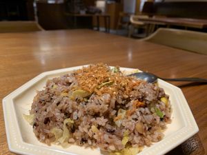 fried rice at Muku Taiwanese Vegetarian Food in Kyoto