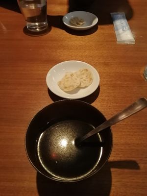 Soup as muas as you want at Muku Taiwanese Vegetarian Food in Kyoto
