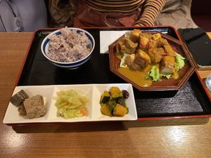 Satay Tofu at Muku Taiwanese Vegetarian Food in Kyoto