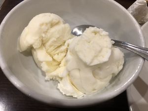 D1 Vanilla ice cream   at Lotus Vegetarian in Brooklyn
