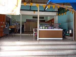 Dining area and health food store at Maesai Health in Mae Sai