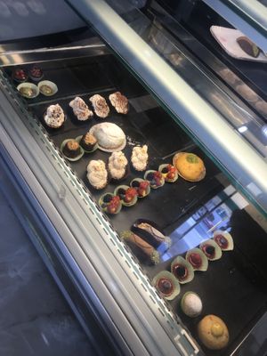 counter at Leccornie in Milan
