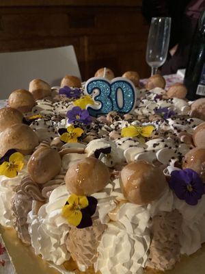 Vegan Saint Honorè  at Leccornie in Milan