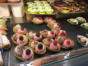 Pastries at Leccornie in Milan