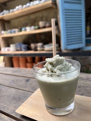 Iced Blended Green Tea Matcha   at Phin Coffee in Hoi An