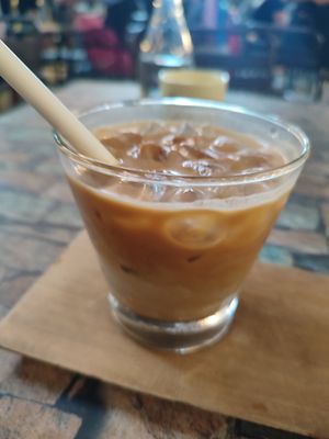 Cashew nut latte at Phin Coffee in Hoi An