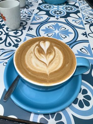 Cashew milk lattee  at Phin Coffee in Hoi An