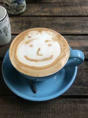 Soya latte  at Phin Coffee in Hoi An