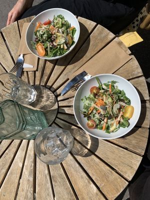 green salad at Santas Oase in Solothurn