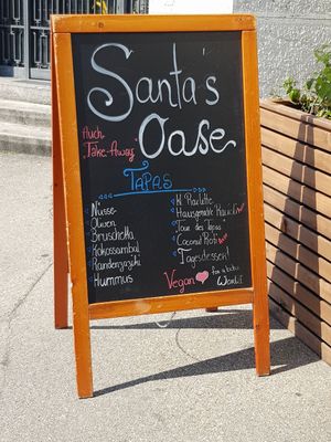 Sign at Santas Oase in Solothurn